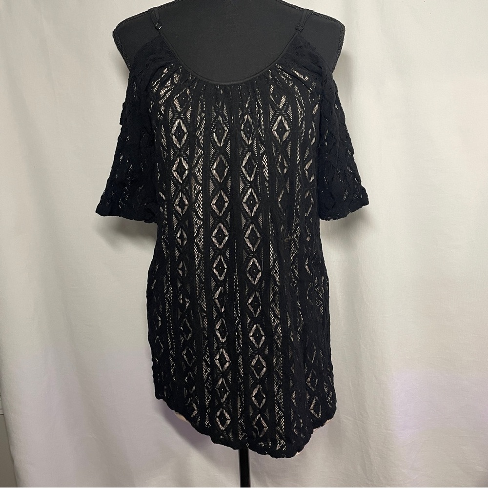EXPRESS XS black lace dress